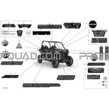 Carrosserie - Décalques  - DPS pour Can-am Toutes les cylindrées 2021 Maverick Trail 800 - BASE_DPS