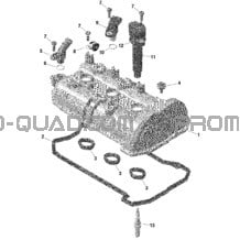 Rotax - Couvercle De Soupapes pour Can-am Toutes les cylindrées 2021 Maverick Turbo R - DS_RS