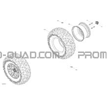 Entraînement - Roues Arrières - RS pour Can-am Toutes les cylindrées 2021 Maverick Turbo R - DS_RS