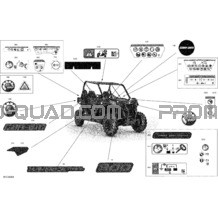 Carrosserie - Décalques  - DPS pour Can-am Toutes les cylindrées 2021 Maverick Trail 800 - BASE_DPS