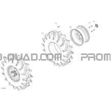 Entraînement - Roues Avants pour Can-am Toutes les cylindrées 2021 Traxter HD10 - XMR - CE