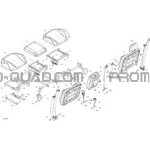 Carrosserie - Siège pour Can-am Toutes les cylindrées 2021 Traxter HD10 - XMR - CE