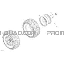 Entraînement - Roues Arrières pour Can-am Toutes les cylindrées 2021 Traxter PRO HD10 - DPS - CE
