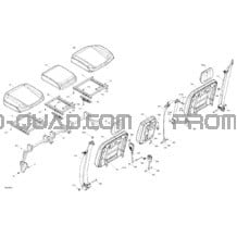 Carrosserie - Siège pour Can-am Toutes les cylindrées 2021 Traxter PRO HD10 - DPS - CE