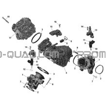 Rotax - Collecteur Admission Air Et Carter De Papillon pour Can-am Toutes les cylindrées 2021 Traxter MAX HD8 - DPS - CE