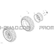 Entraînement - Roues Avants pour Can-am Toutes les cylindrées 2021 Traxter MAX HD8 - DPS - CE