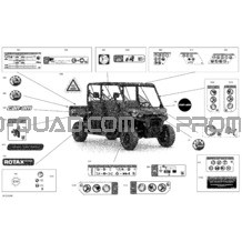 Carrosserie - Décalques pour Can-am Toutes les cylindrées 2021 Traxter MAX HD8 - DPS - CE