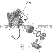 Rotax - Magnéto Et Démarreur Électrique - Turbo RR pour Can-am Toutes les cylindrées 2021 Maverick Turbo RR - XRS - CE