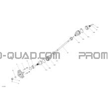 Entraînement - Section Arrière - Pièces Communes pour Can-am Toutes les cylindrées 2021 Maverick Turbo RR - XRS - CE