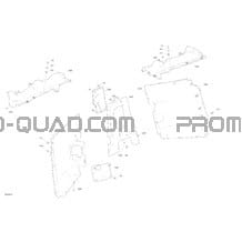 Carrosserie - Habitacle - Mur Coupe-Feu pour Can-am Toutes les cylindrées 2021 Maverick Turbo RR - XRS - CE