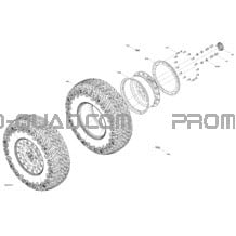 Entraînement - Roues Arrières - XRC pour Can-am Toutes les cylindrées 2021 Maverick Turbo RR - XRC - CE