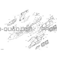Carrosserie - Habitacle - Panneaux Arrières pour Can-am Toutes les cylindrées 2021 Maverick MAX Turbo RR - XRS - CE
