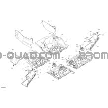 Carrosserie - Habitacle - Plancher pour Can-am Toutes les cylindrées 2021 Maverick MAX Turbo RR - XRS - CE