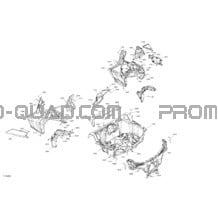 Carrosserie - Section Arrière pour Can-am Toutes les cylindrées 2021 Maverick Sport 1000R - DPS - CE