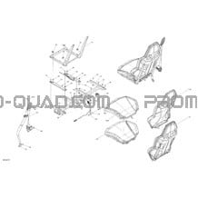 Carrosserie - Siège pour Can-am Toutes les cylindrées 2021 Maverick Sport 1000R - DPS - CE
