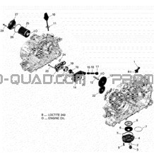 Rotax - Lubrification Du Moteur pour Can-am Toutes les cylindrées 2021 Traxter T HD5 - BASE - T Regulation