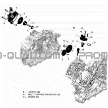 Rotax - Refroidissement Moteur pour Can-am Toutes les cylindrées 2021 Traxter T HD5 - BASE - T Regulation