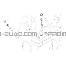 Moteur - Alimentation - NO EVAP System pour Can-am Toutes les cylindrées 2021 Traxter T HD5 - BASE - T Regulation