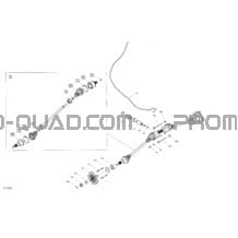 Entraînement - Section Arrière - Pièces Communes pour Can-am Toutes les cylindrées 2021 Traxter T HD5 - BASE - T Regulation
