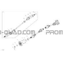 Entraînement - Section Arrière - Pièces Communes pour Can-am Toutes les cylindrées 2021 Traxter PRO T HD10 - DPS - T Regulation