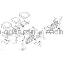 Carrosserie - Siège pour Can-am Toutes les cylindrées 2021 Traxter PRO T HD10 - DPS - T Regulation