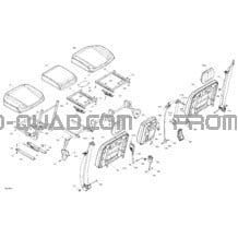 Carrosserie - Siège pour Can-am Toutes les cylindrées 2021 Traxter T MAX HD10 - DPS - T Regulation
