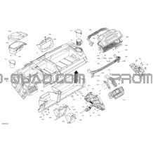 Habitacle - Tableau de Bord pour Can-am Toutes les cylindrées 2021 Traxter T MAX HD10 - DPS - T Regulation
