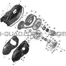 Rotax - Transmission -  704 pour Can-am Toutes les cylindrées 2021 Maverick Sport 1000R - DPS - T Regulation