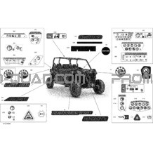 Carrosserie - Décalques pour Can-am Toutes les cylindrées 2021 Maverick Sport MAX 1000R - DPS - T Regulation
