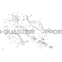 Carrosserie - Habitacle - Console Centrale pour Can-am Toutes les cylindrées 2021 Maverick Sport MAX 1000R - DPS - T Regulation