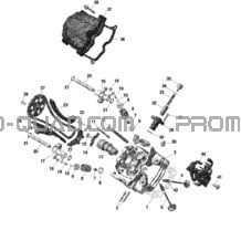 Rotax - Culasse pour Can-am Toutes les cylindrées 2021 Maverick Trail 800 - BASE_DPS - T Regulation