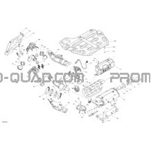 Engine - Exhaust pour Can-am Toutes les cylindrées 2021 Maverick Trail 800 - BASE_DPS - T Regulation