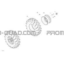 Entraînement - Roues Arrières - DPS pour Can-am Toutes les cylindrées 2021 Maverick Trail 800 - BASE_DPS - T Regulation
