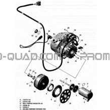 Rotax - Magnéto Et Démarreur Électrique pour Can-am Toutes les cylindrées 2021 Maverick Trail 1000 - DPS - T Regulation