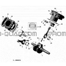 Rotax - Vilebrequin pour Can-am Toutes les cylindrées 2021 Maverick Trail 1000 - DPS - T Regulation