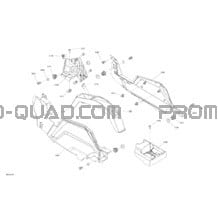 Carrosserie - Habitacle - Console Centrale pour Can-am Toutes les cylindrées 2021 Maverick Trail 1000 - DPS - T Regulation