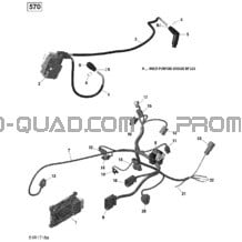 Rotax - Engine Harness and Electronic Module - 570 EFI - STD - DPS - XT - Mossy Oak Edtition pour Can-am Toutes les cylindrées 2021 Outlander MAX 570 EFI - STD_DPS