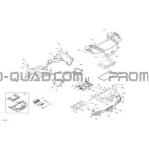 Carrosserie - Section Arrière pour Can-am Toutes les cylindrées 2021 Outlander MAX 570 EFI - STD_DPS