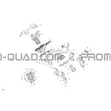 Carrosserie - Section Avant pour Can-am Toutes les cylindrées 2021 Outlander MAX 650 EFI - XT