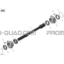 Rotax - Arbre Entraînement - 850 EFI pour Can-am Toutes les cylindrées 2021 Outlander MAX 850 EFI - XT_XTP