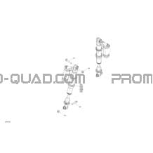 Suspension - Amortisseurs Arrières - XTP pour Can-am Toutes les cylindrées 2021 Outlander MAX 850 EFI - XT_XTP