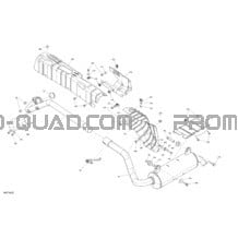 Moteur - Échappement pour Can-am Toutes les cylindrées 2021 Outlander 450 EFI - STD_XU - CE