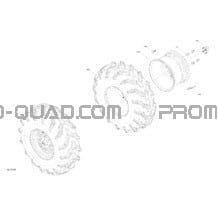 Entraînement - Section Avant - Roues - XU pour Can-am Toutes les cylindrées 2021 Outlander 450 EFI - STD_XU - CE