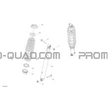 Suspension - Amortisseurs - Section Arrière - XU pour Can-am Toutes les cylindrées 2021 Outlander 450 EFI - STD_XU - CE