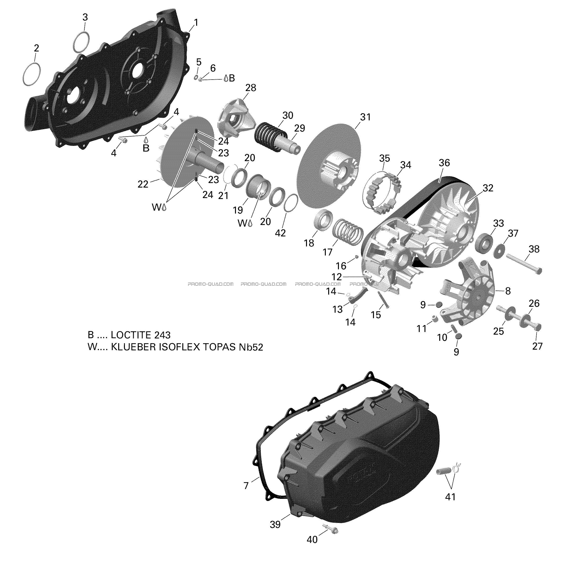 Rotax - Transmission  Can-am  2021 Toutes les cylindrées  Original parts OEMRotax - Transmission  Can-am  2021 Toutes les cylindrées  Original parts OEM
