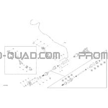 Entraînement - Section Arrière - Pièces Communes - DPS pour Can-am Toutes les cylindrées 2021 Outlander MAX 570 EFI - DPS - CE