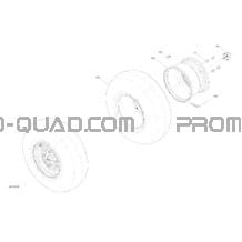 Entraînement - Section Arrière - Roues -  DPS pour Can-am Toutes les cylindrées 2021 Outlander MAX 570 EFI - DPS - CE