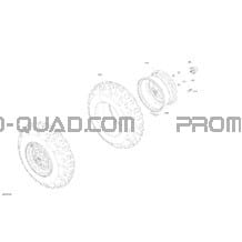 Entraînement - Section Avant - Roues - DPS pour Can-am Toutes les cylindrées 2021 Outlander MAX 570 EFI - DPS - CE
