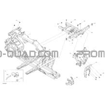 Châssis - Système pour Can-am Toutes les cylindrées 2021 Outlander 650 EFI - XU - CE