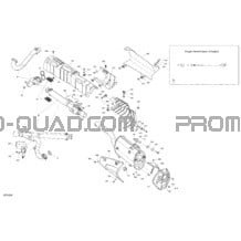 Moteur - Échappement pour Can-am Toutes les cylindrées 2021 Outlander 650 EFI - XMR - CE